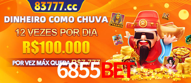 Banner do programa de recompensas Recomende para amigos do 6855bet, detalhando os bônus por convidar amigos, com prêmios que chegam a R$288.888.